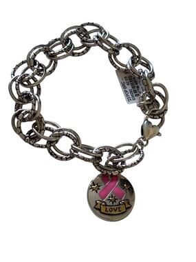 Brighton 2023 Power of Pink Love Breast Cancer Bracelet NWT $78